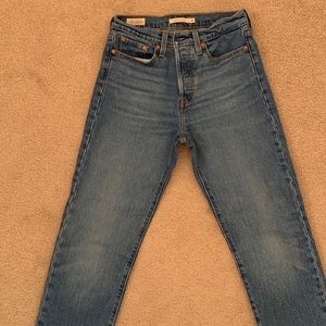 High rise wedgie straight Levi’s